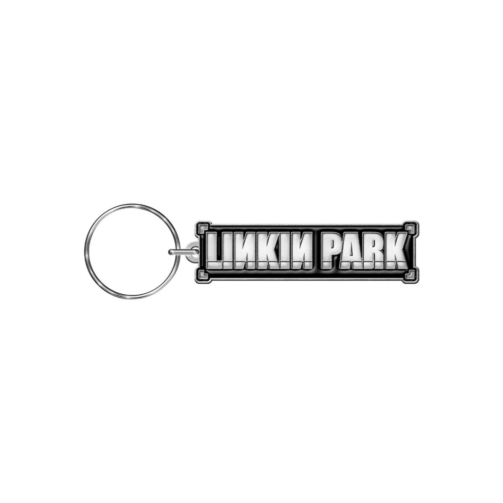 Linkin Park - Logo Keychain - Silver coloured/Black